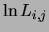 $\ln L_{i,j}$