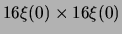 $16 \xi(0) \times 16 \xi(0)$