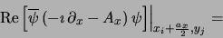 \begin{displaymath}
\left . {\rm Re} \left[ {\overline \psi}
\left( -\imath\, \p...
...},y_j}=
~~~~~~~~~~~~~~~~~~~~~~~~~~~~~~~~~~~~~~~~~~~~~~~~~~~~~
\end{displaymath}