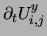 $\displaystyle \partial_t U^y_{i,j}$